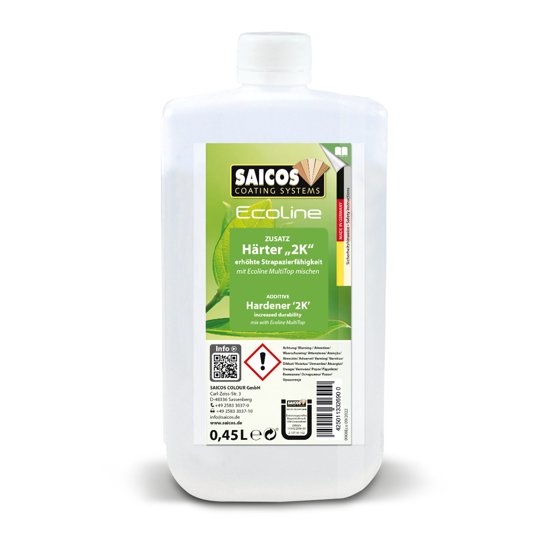 Härter 2K 9908Eco, boca 0,45 l